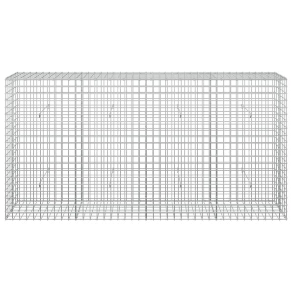 vidaXL Gabión s drôtom 5 mm a sieťou 5x5 cm 200x30x100 cm – Obrázok 3