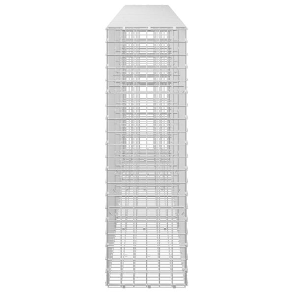 vidaXL Gabión s drôtom 5 mm a sieťou 5x5 cm 350x30x100 cm – Obrázok 4