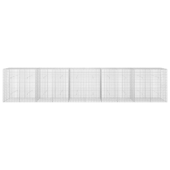 vidaXL Gabión s drôtom 5 mm a sieťou 5x5 cm 500x30x100 cm – Obrázok 3