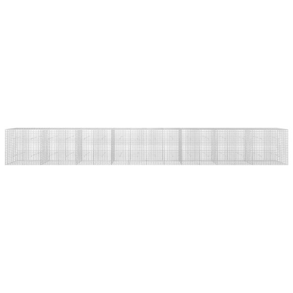 vidaXL Gabión s drôtom 5 mm a sieťou 5x5 cm 800x30x100 cm – Obrázok 3