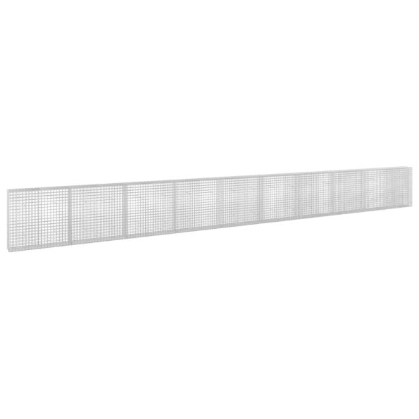 vidaXL Gabión s drôtom 5 mm a sieťou 5x5 cm 950x30x100 cm – Obrázok 2