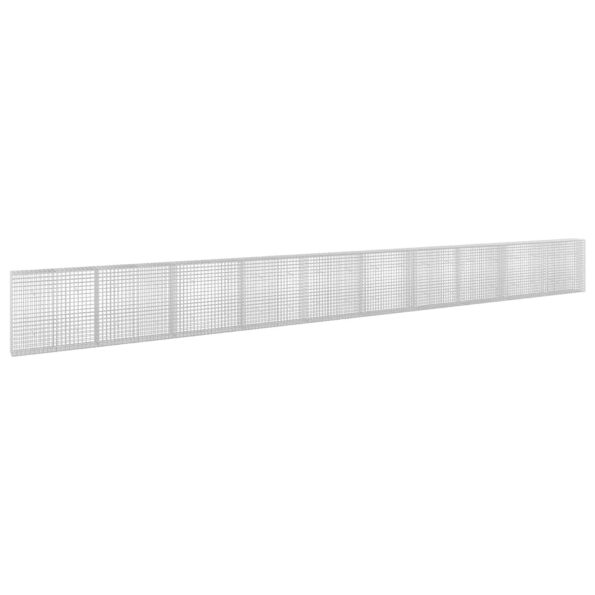 vidaXL Gabión s drôtom 5 mm a sieťou 5x5 cm 1000x30x100 cm – Obrázok 2