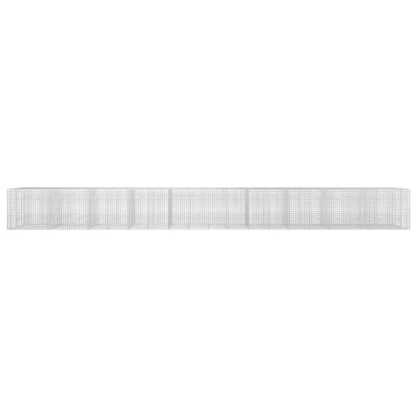 vidaXL Gabión s drôtom 5 mm a sieťou 5x5 cm 1000x30x100 cm – Obrázok 3