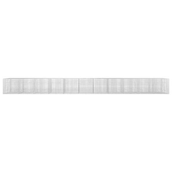 vidaXL Gabión s drôtom 5 mm a sieťou 5x5 cm 1100x30x100 cm – Obrázok 3