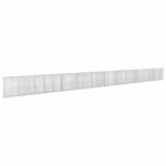 vidaXL Gabión s drôtom 5 mm a sieťou 5x5 cm 1200x30x100 cm – Obrázok 2