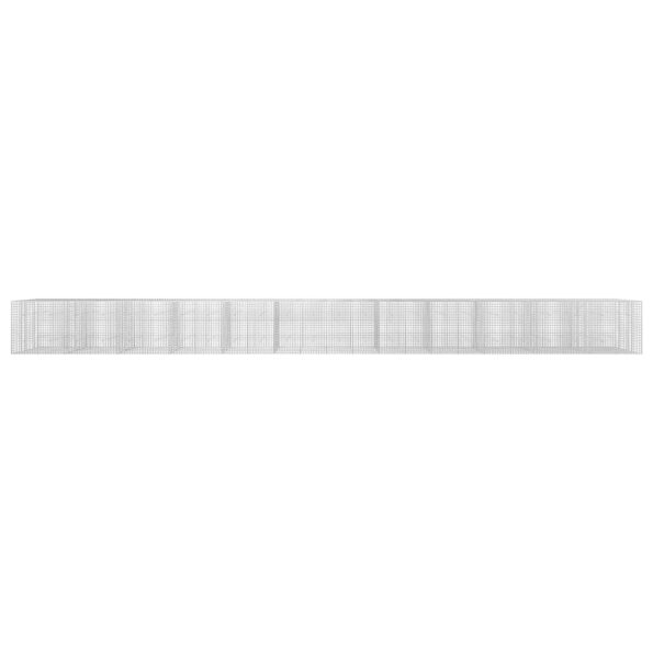 vidaXL Gabión s drôtom 5 mm a sieťou 5x5 cm 1200x30x100 cm – Obrázok 3