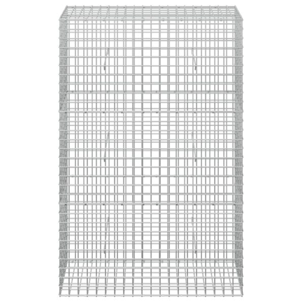 vidaXL Gabión s drôtom 5 mm a sieťou 5x5 cm 100x30x150 cm – Obrázok 3