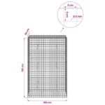 vidaXL Gabión s drôtom 5 mm a sieťou 5x5 cm 100x30x150 cm – Obrázok 6