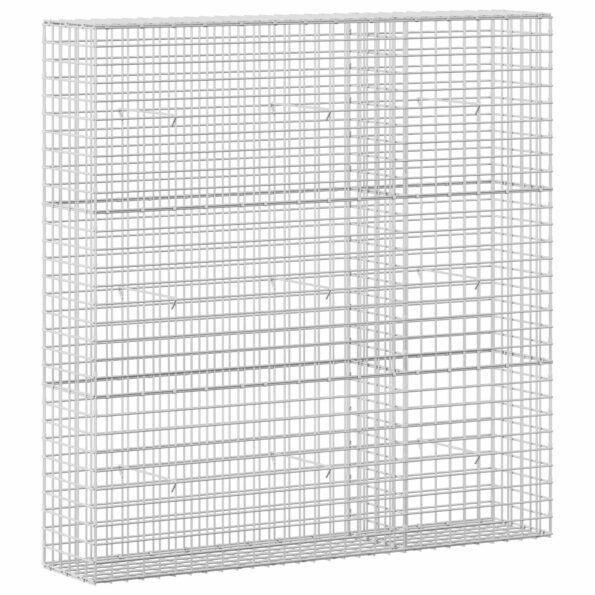 vidaXL Gabión s drôtom 5 mm a sieťou 5x5 cm 150x30x150 cm – Obrázok 2