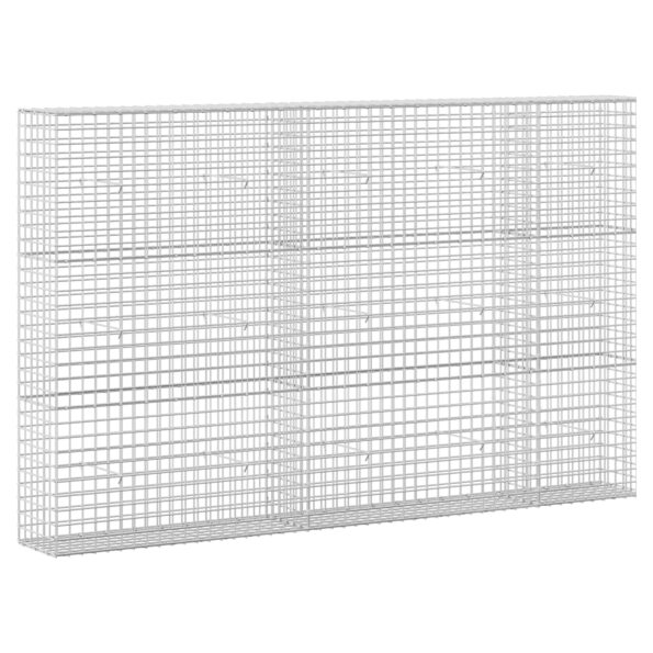 vidaXL Gabión s drôtom 5 mm a sieťou 5x5 cm 250x30x150 cm – Obrázok 2