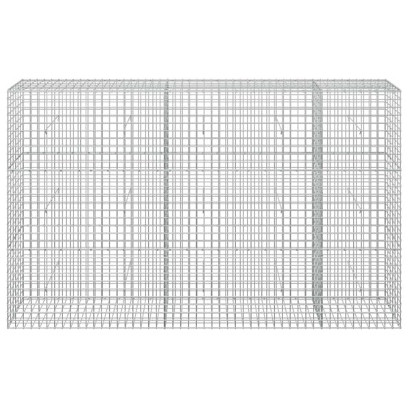 vidaXL Gabión s drôtom 5 mm a sieťou 5x5 cm 250x30x150 cm – Obrázok 3