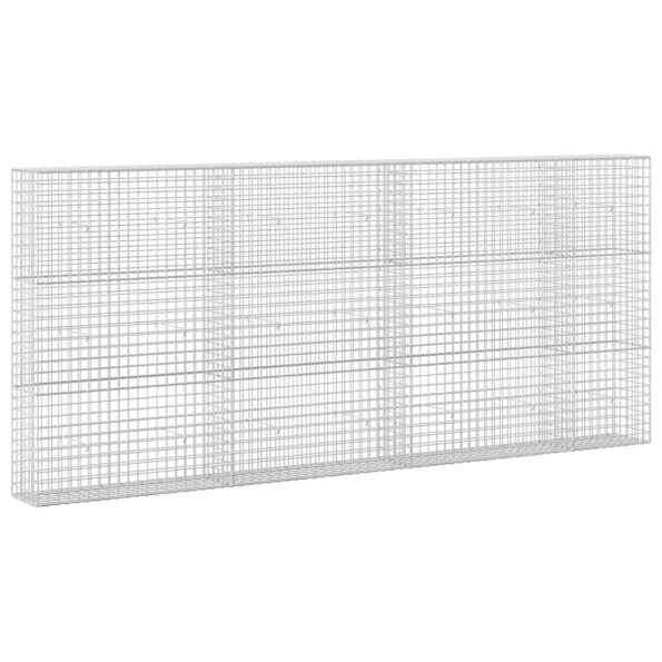 vidaXL Gabión s drôtom 5 mm a sieťou 5x5 cm 350x30x150 cm – Obrázok 2