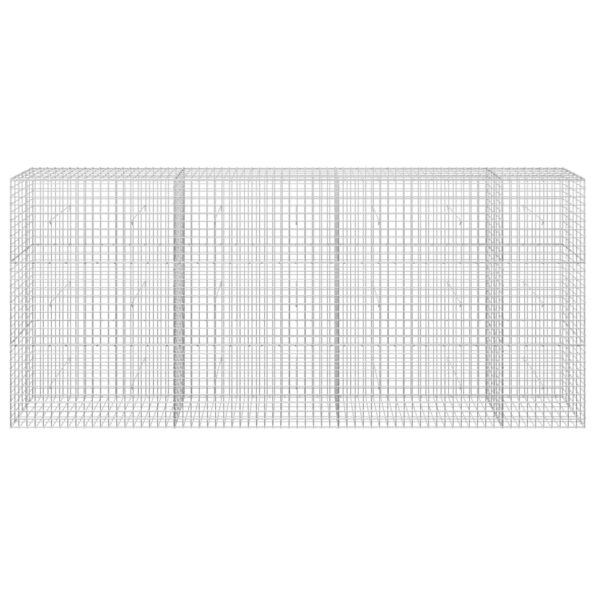 vidaXL Gabión s drôtom 5 mm a sieťou 5x5 cm 350x30x150 cm – Obrázok 3