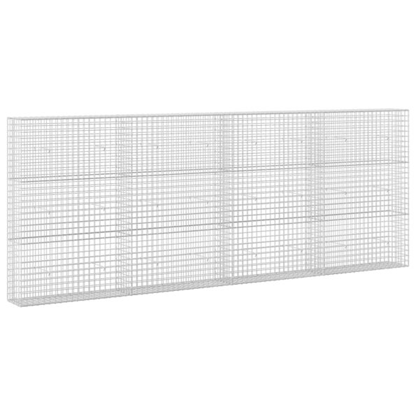 vidaXL Gabión s drôtom 5 mm a sieťou 5x5 cm 400x30x150 cm – Obrázok 2
