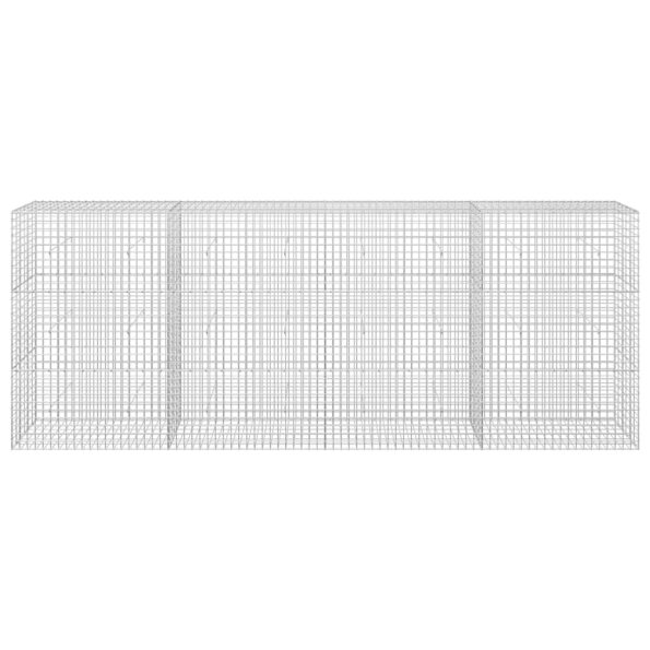 vidaXL Gabión s drôtom 5 mm a sieťou 5x5 cm 400x30x150 cm – Obrázok 3