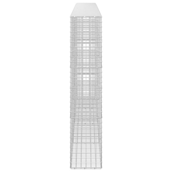 vidaXL Gabión s drôtom 5 mm a sieťou 5x5 cm 400x30x150 cm – Obrázok 4