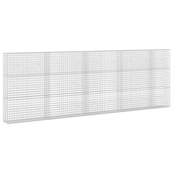 vidaXL Gabión s drôtom 5 mm a sieťou 5x5 cm 450x30x150 cm – Obrázok 2
