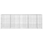 vidaXL Gabión s drôtom 5 mm a sieťou 5x5 cm 450x30x150 cm – Obrázok 3