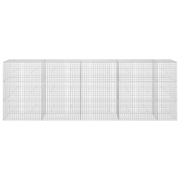 vidaXL Gabión s drôtom 5 mm a sieťou 5x5 cm 450x30x150 cm – Obrázok 3