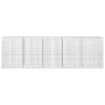 vidaXL Gabión s drôtom 5 mm a sieťou 5x5 cm 500x30x150 cm – Obrázok 3