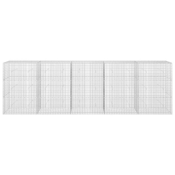 vidaXL Gabión s drôtom 5 mm a sieťou 5x5 cm 500x30x150 cm – Obrázok 3