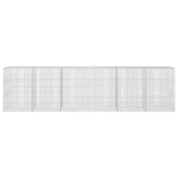 vidaXL Gabión s drôtom 5 mm a sieťou 5x5 cm 600x30x150 cm – Obrázok 3