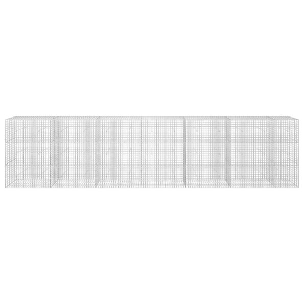 vidaXL Gabión s drôtom 5 mm a sieťou 5x5 cm 650x30x150 cm – Obrázok 3