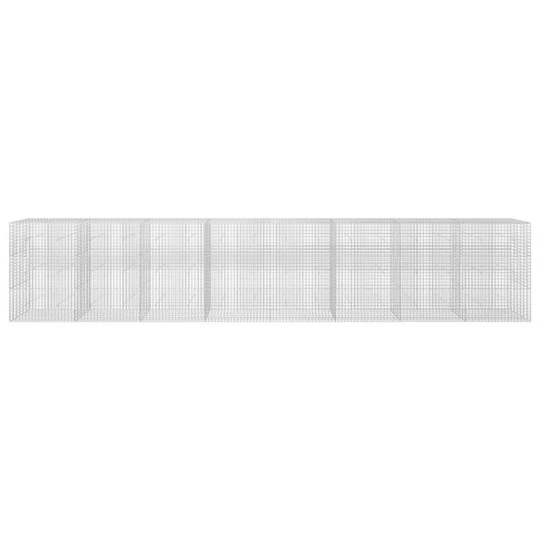 vidaXL Gabión s drôtom 5 mm a sieťou 5x5 cm 800x30x150 cm – Obrázok 3