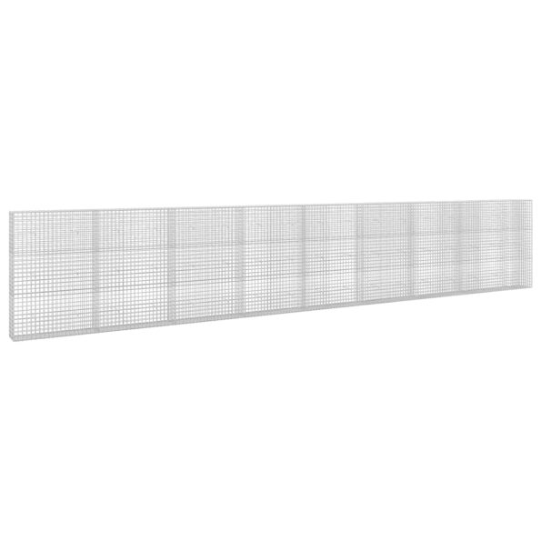 vidaXL Gabión s drôtom 5 mm a sieťou 5x5 cm 850x30x150 cm – Obrázok 2
