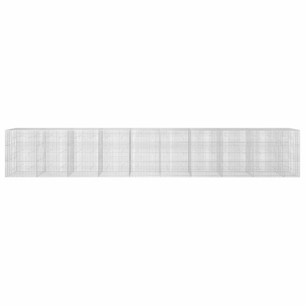 vidaXL Gabión s drôtom 5 mm a sieťou 5x5 cm 950x30x150 cm – Obrázok 3