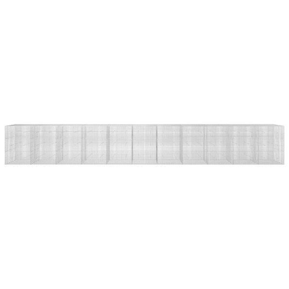 vidaXL Gabión s drôtom 5 mm a sieťou 5x5 cm 1100x30x150 cm – Obrázok 3