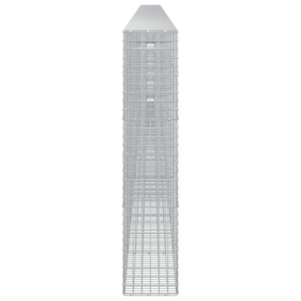 vidaXL Gabión s drôtom 5 mm a sieťou 5x5 cm 1100x30x150 cm – Obrázok 4