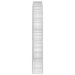 vidaXL Gabión s drôtom 5 mm a sieťou 5x5 cm 150x30x200 cm – Obrázok 4