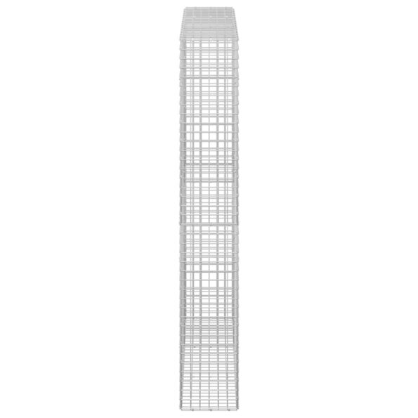 vidaXL Gabión s drôtom 5 mm a sieťou 5x5 cm 150x30x200 cm – Obrázok 4