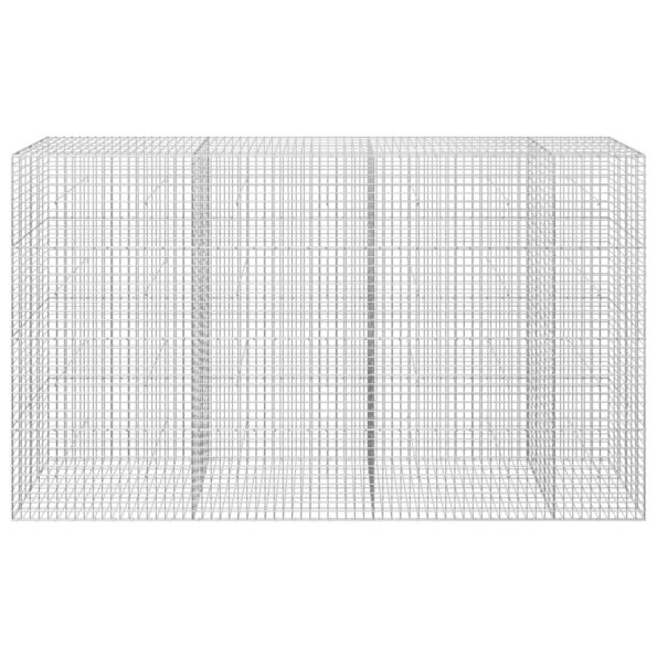 vidaXL Gabión s drôtom 5 mm a sieťou 5x5 cm 350x30x200 cm – Obrázok 3
