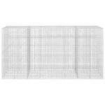 vidaXL Gabión s drôtom 5 mm a sieťou 5x5 cm 400x30x200 cm – Obrázok 3