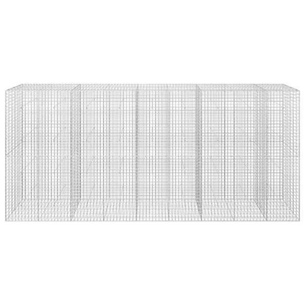 vidaXL Gabión s drôtom 5 mm a sieťou 5x5 cm 450x30x200 cm – Obrázok 3
