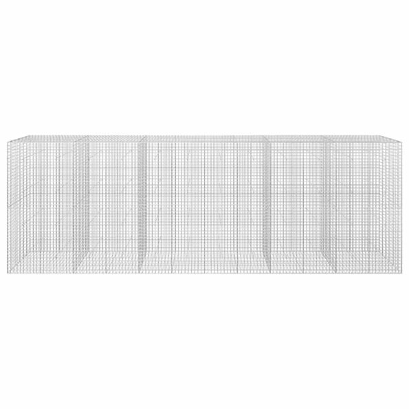 vidaXL Gabión s drôtom 5 mm a sieťou 5x5 cm 600x30x200 cm – Obrázok 3