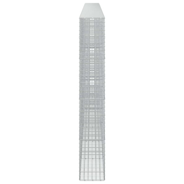vidaXL Gabión s drôtom 5 mm a sieťou 5x5 cm 650x30x200 cm – Obrázok 4