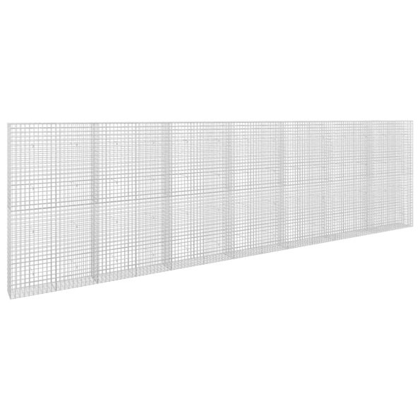 vidaXL Gabión s drôtom 5 mm a sieťou 5x5 cm 700x30x200 cm – Obrázok 2
