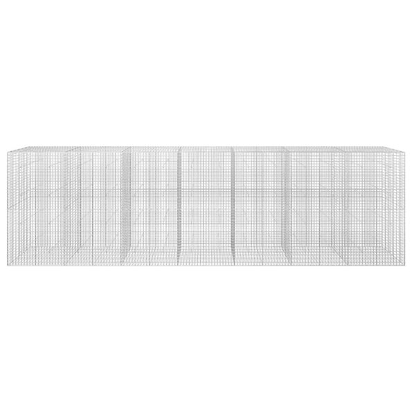 vidaXL Gabión s drôtom 5 mm a sieťou 5x5 cm 700x30x200 cm – Obrázok 3