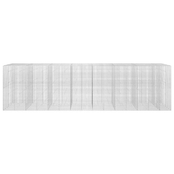 vidaXL Gabión s drôtom 5 mm a sieťou 5x5 cm 750x30x200 cm – Obrázok 3
