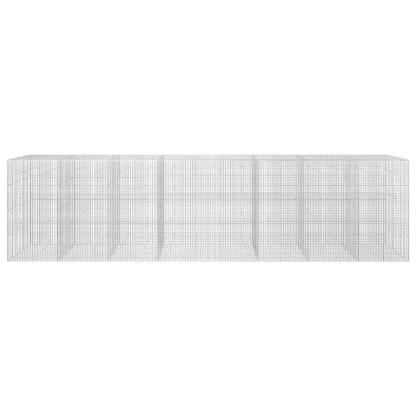 vidaXL Gabión s drôtom 5 mm a sieťou 5x5 cm 800x30x200 cm – Obrázok 3