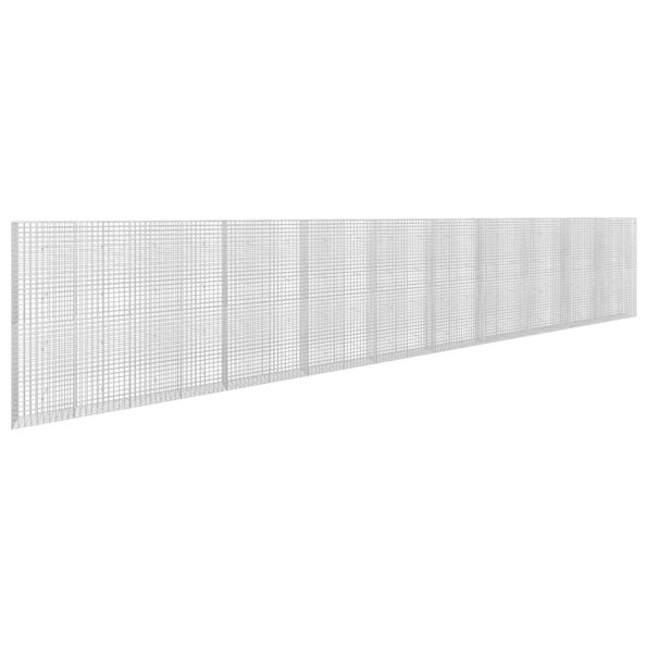 vidaXL Gabión s drôtom 5 mm a sieťou 5x5 cm 1000x30x200 cm – Obrázok 2