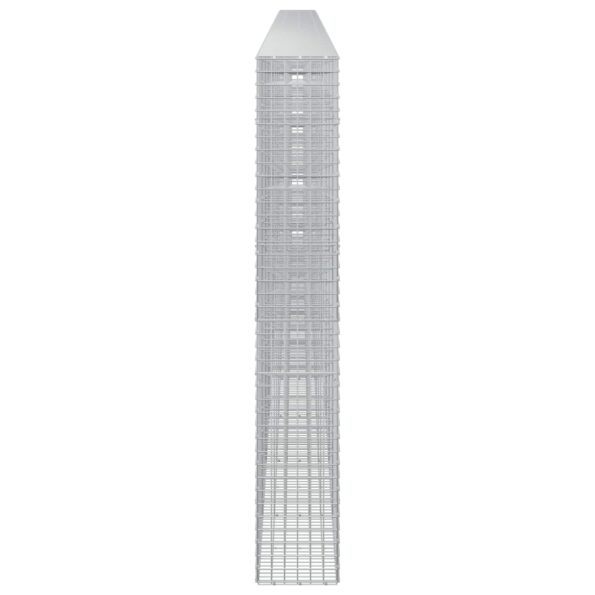vidaXL Gabión s drôtom 5 mm a sieťou 5x5 cm 1000x30x200 cm – Obrázok 4