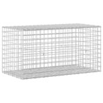 vidaXL Gabión s drôtom 5 mm a sieťou 5x5 cm 100x50x50 cm – Obrázok 2