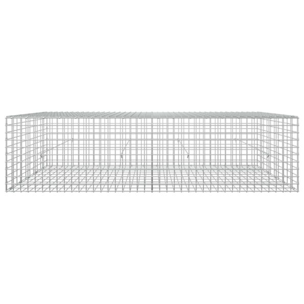 vidaXL Gabión s drôtom 5 mm a sieťou 5x5 cm 200x50x50 cm – Obrázok 3