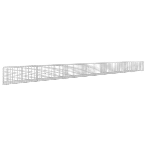 vidaXL Gabión s drôtom 5 mm a sieťou 5x5 cm 650x50x50 cm – Obrázok 2