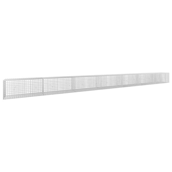 vidaXL Gabión s drôtom 5 mm a sieťou 5x5 cm 700x50x50 cm – Obrázok 2