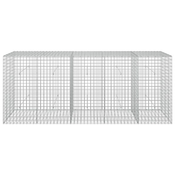 vidaXL Gabión s drôtom 5 mm a sieťou 5x5 cm 250x50x100 cm – Obrázok 3